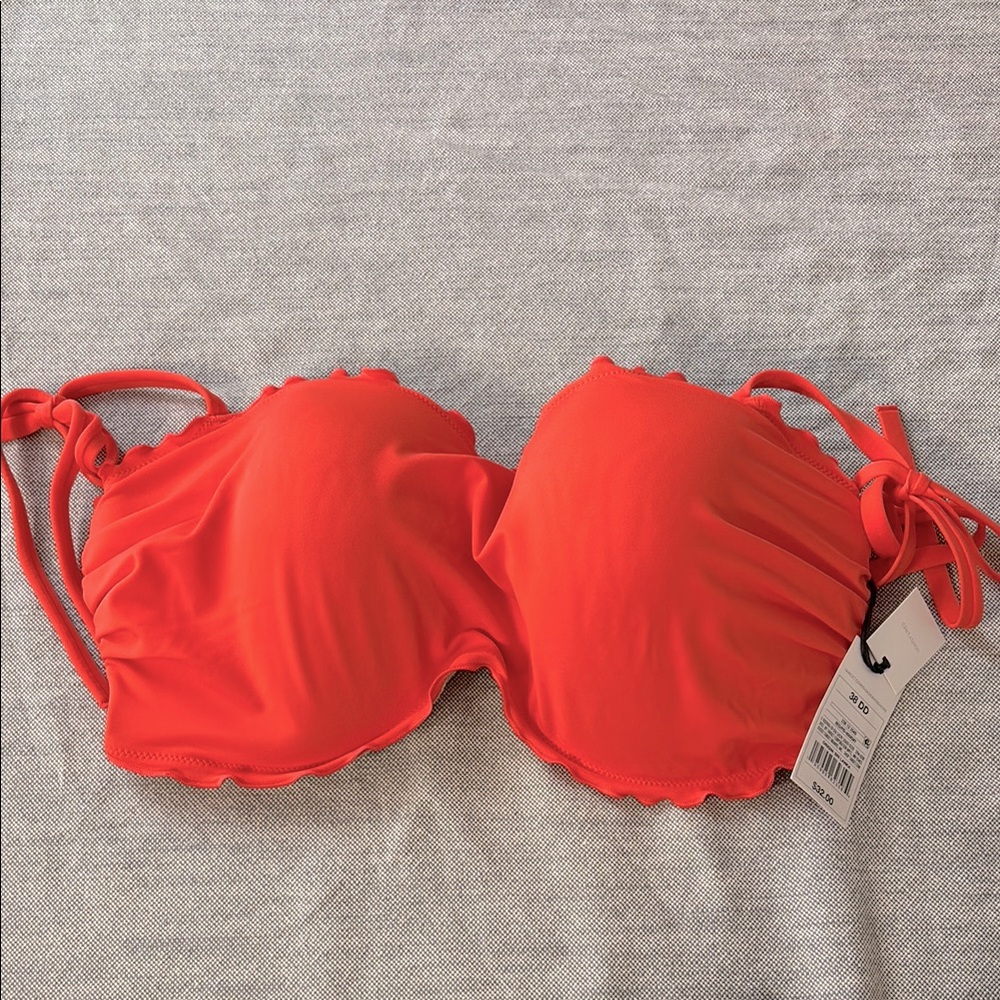 Women's Red Bikini Top 38 DD
